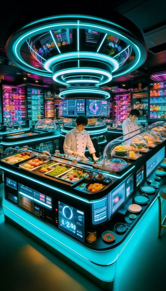 Chefes do Café Cyberpunk